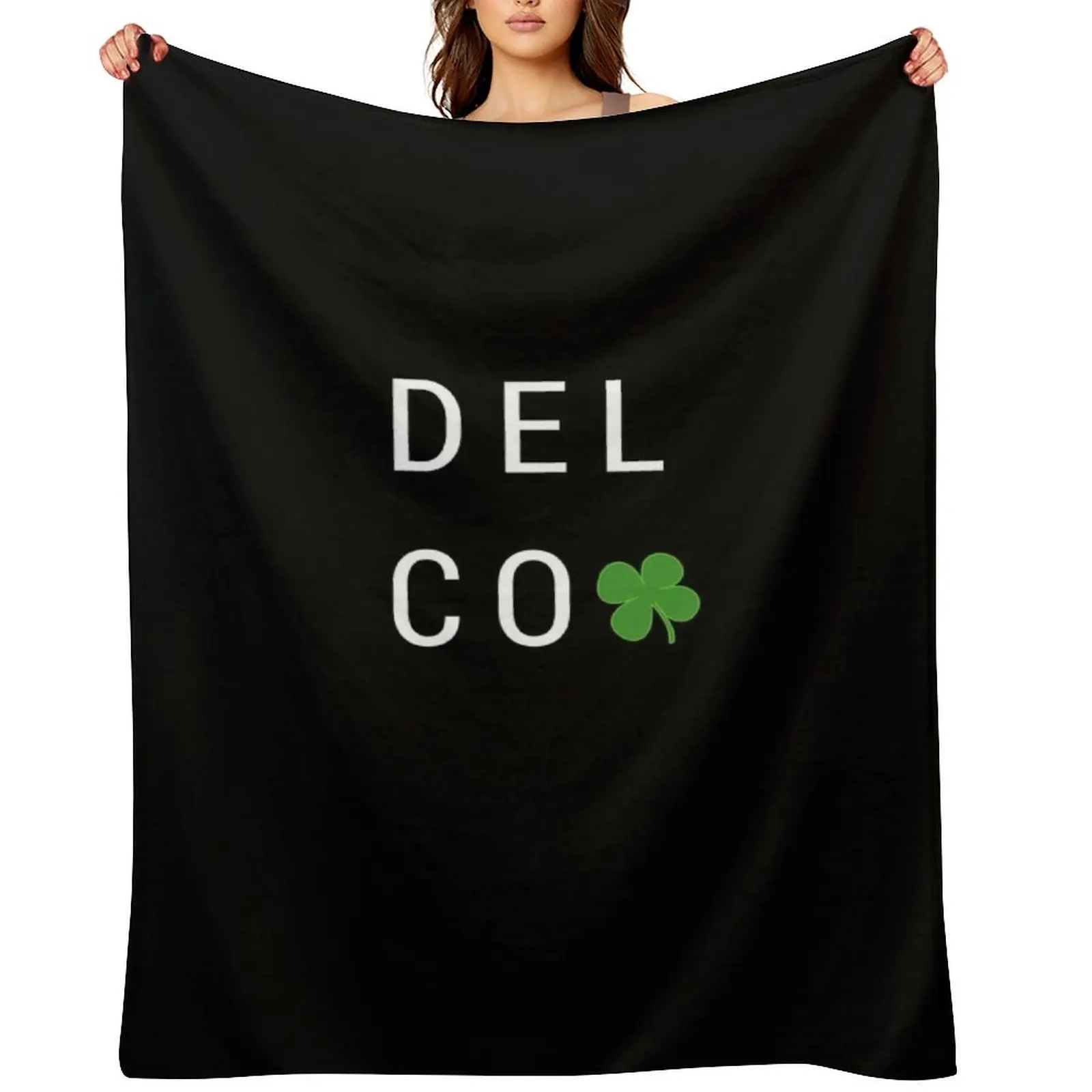 Delco Irish, Represent Delco - Comté de Delaware, DELCO Born and Bred, Pride Throw Blanket Thermal Blankets