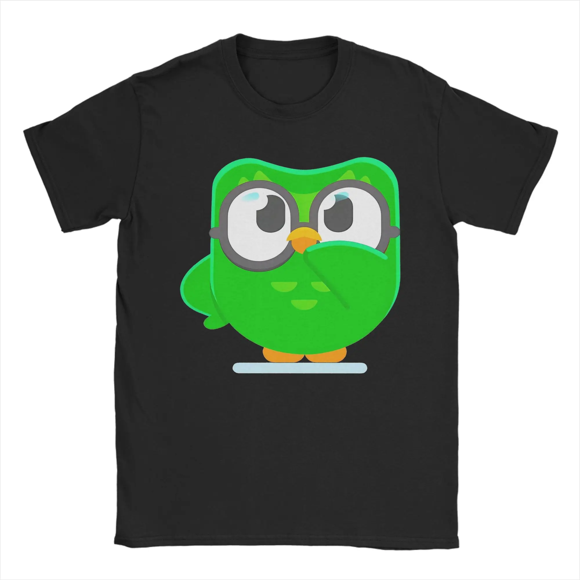 

Funny Duolingo Meme T-Shirt Beach Popular T Shirts Couple 100 Cotton Breathable 4XL 5XL 6XL Tees Short Sleeves Y2K Retro Tops