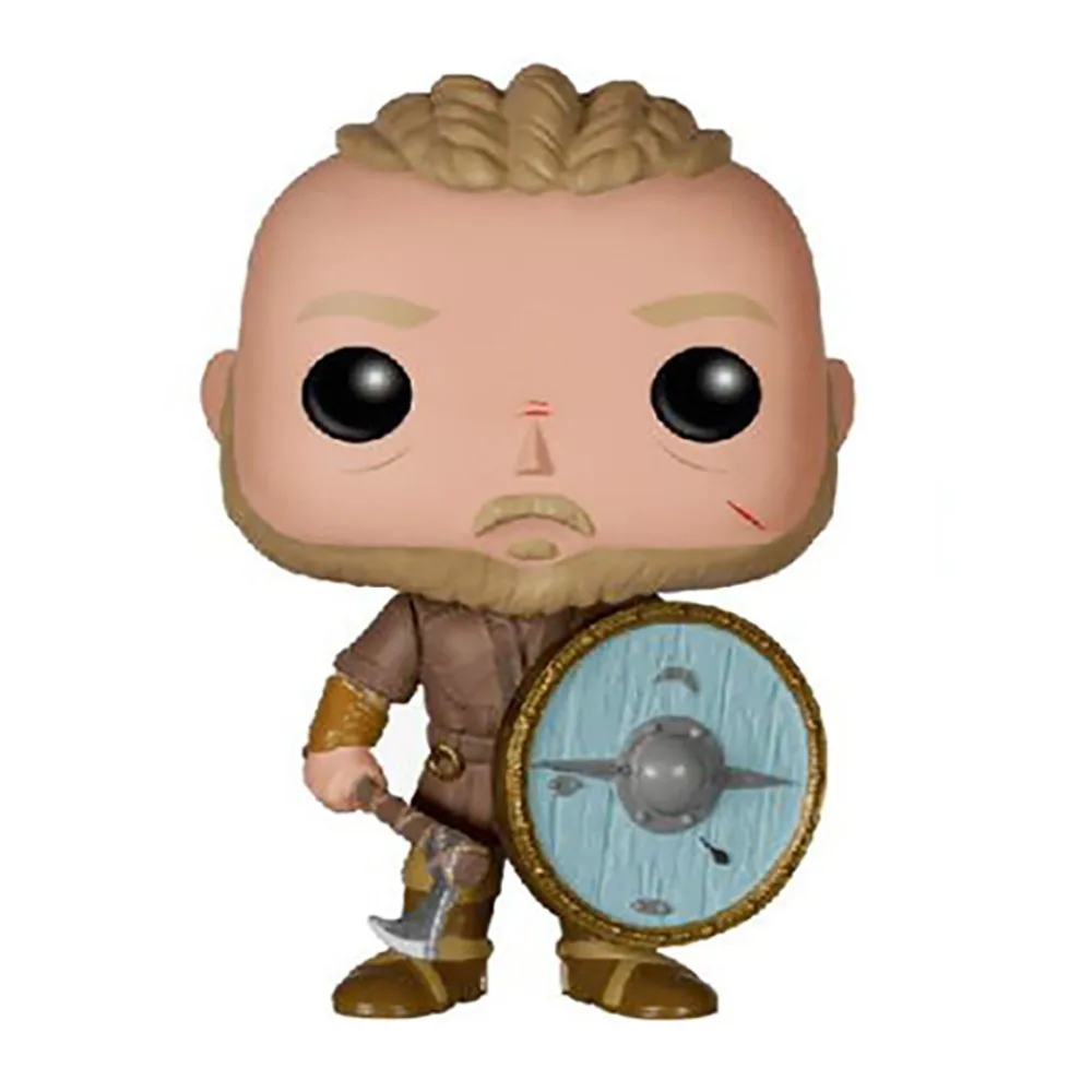 FUNKO Pocket Toy Figures Classic Vikings Doll Rollo Lagertha Handmade Model Toy Collection Desktop Ornament Christmas Gift Doll