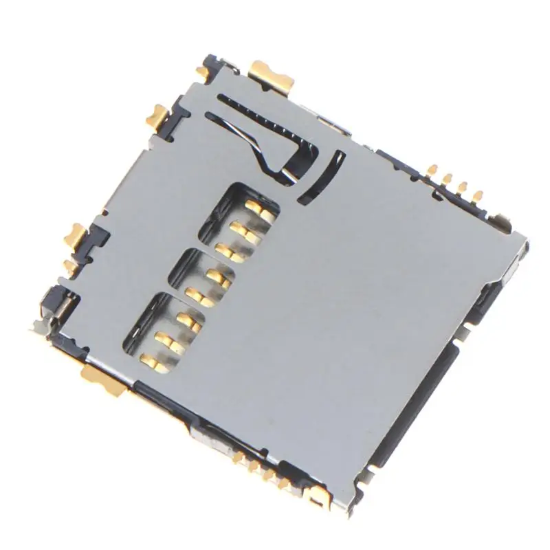 Micro SIM Card Connector With Gold Plated Contacts For Mobile Phone Motherboard Repair DIY Electronic Projects SCHA5B0200