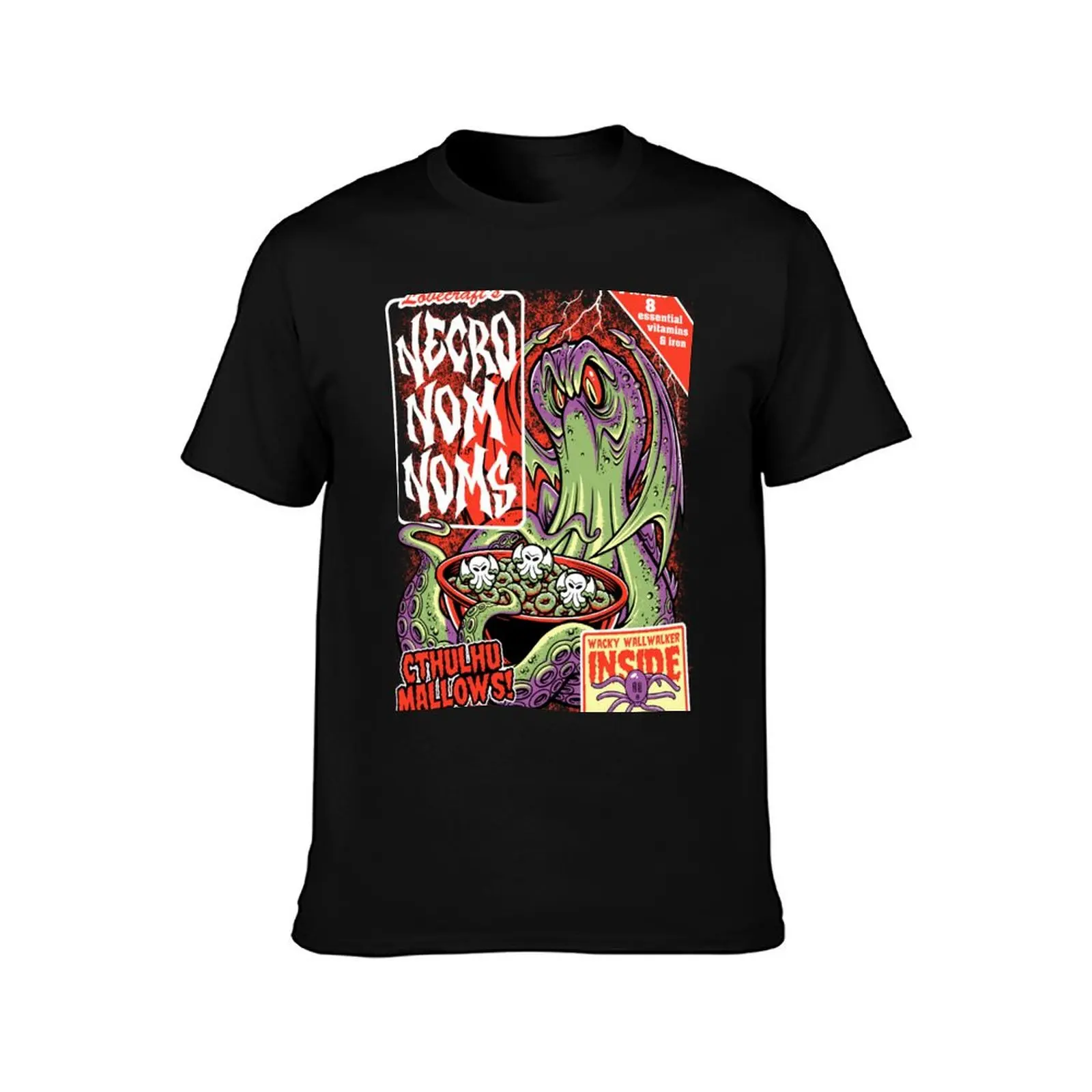 NECRO NOM NOMS! تي شيرت تي شيرت للرجال مصمم تي شيرت رجالي قطني ناعم #2