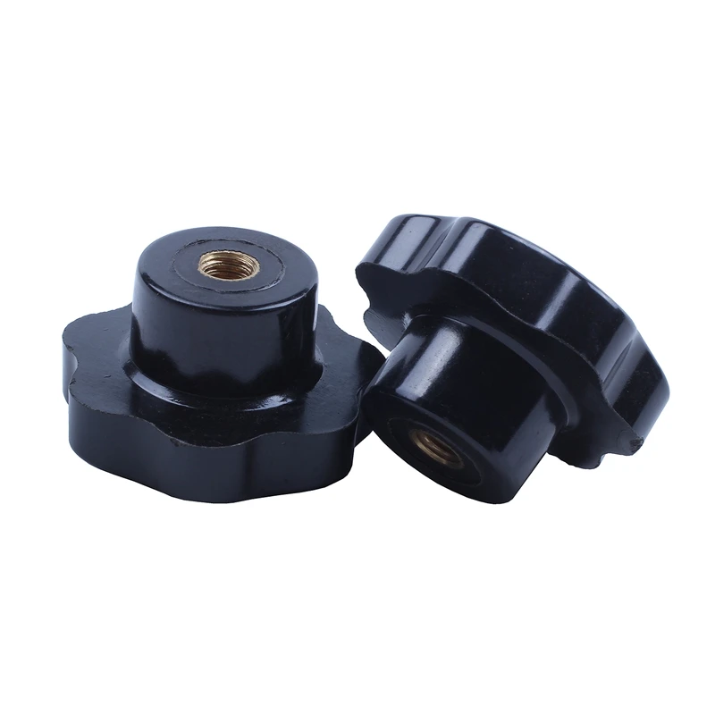 나사 클램핑 스타 노브 교체, M8 x 50mm 직경, 2 개