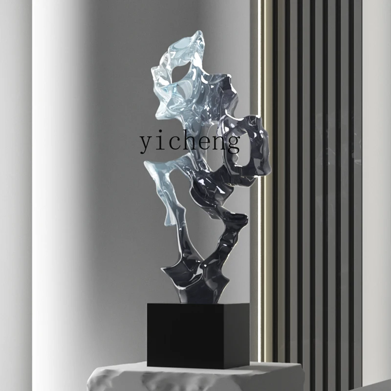 r8.14- Sculpture Parts Model Room Hotel Lobby Soft Decoration Living Room Entrance Abstract Crafts
