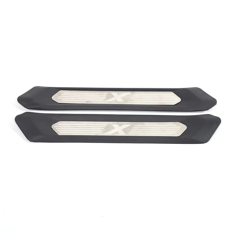 For BMW X3 X4 G01 G02 2018-2023 Door Sill Protector Pedal Scuff Plate Cover Trims Accessoriess Car Threshold