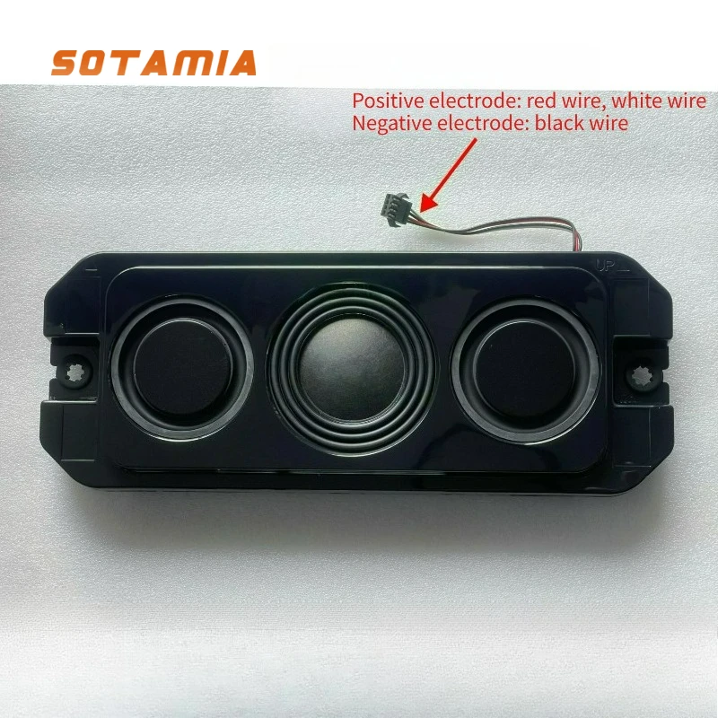 

SOTAMIA 1 шт. 3-дюймовый ультратонкий сабвуфер, пассивный динамик, 4 Ом, 16 Вт, двойная звуковая катушка, басовая диафрагма, автомобильный динамик, сделай сам, домашнее аудио