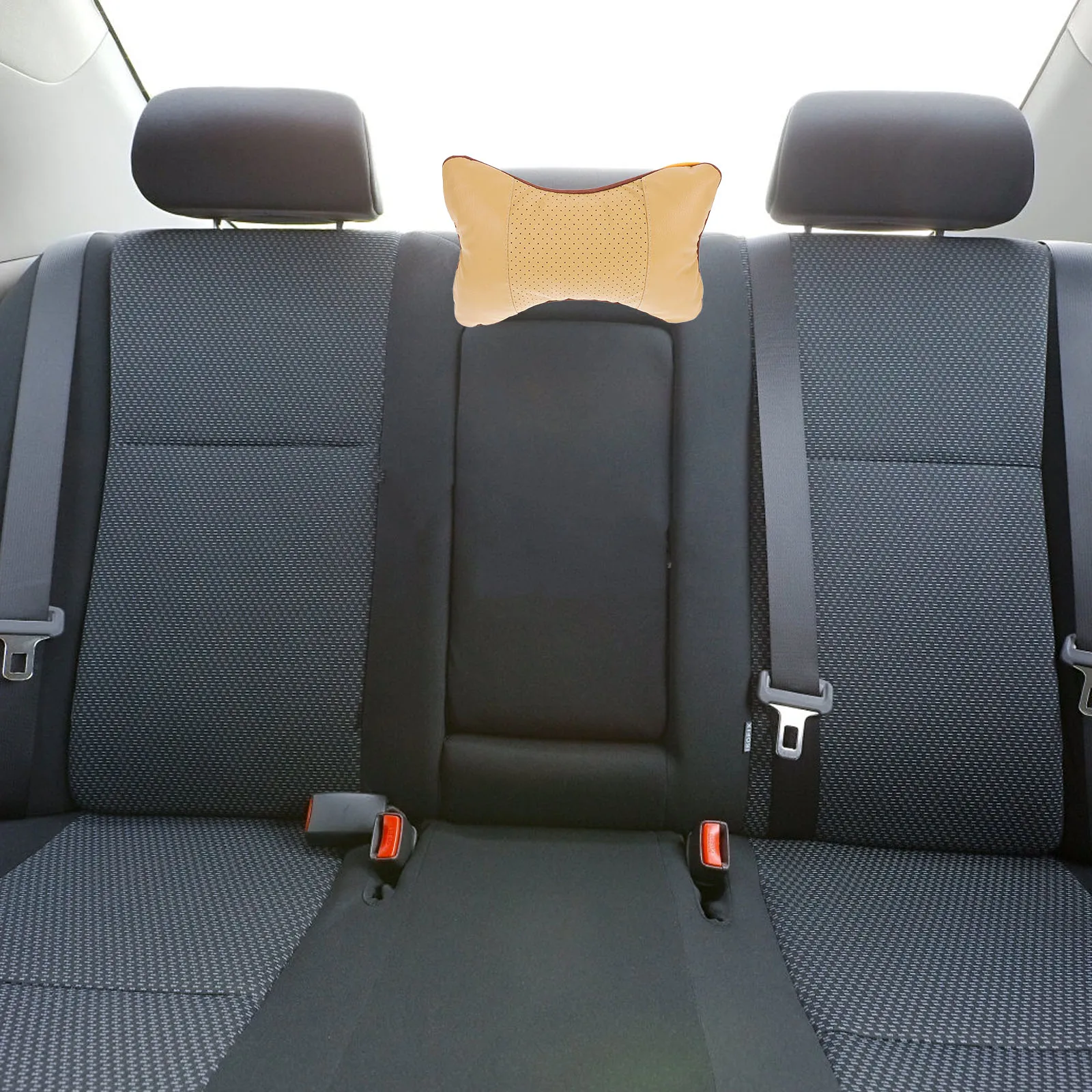 

2pcs Neck Pillow Car Support Headrest Cervical Pads Airplane Cushions Protect Neck Driving Posture