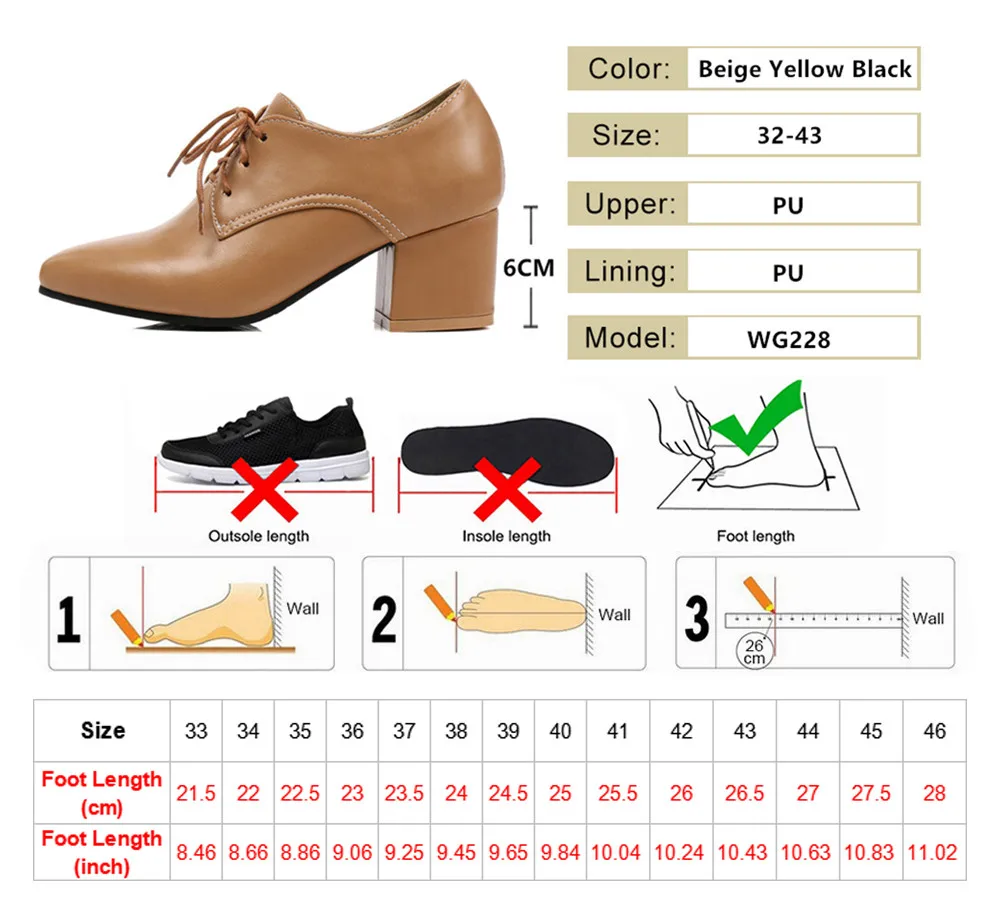 2024 New Spring Women Pumps Vintage Chunky Heel Cut Out Oxford Shoes Lace Up Female Fashion Elegant Classica Ladies High heels