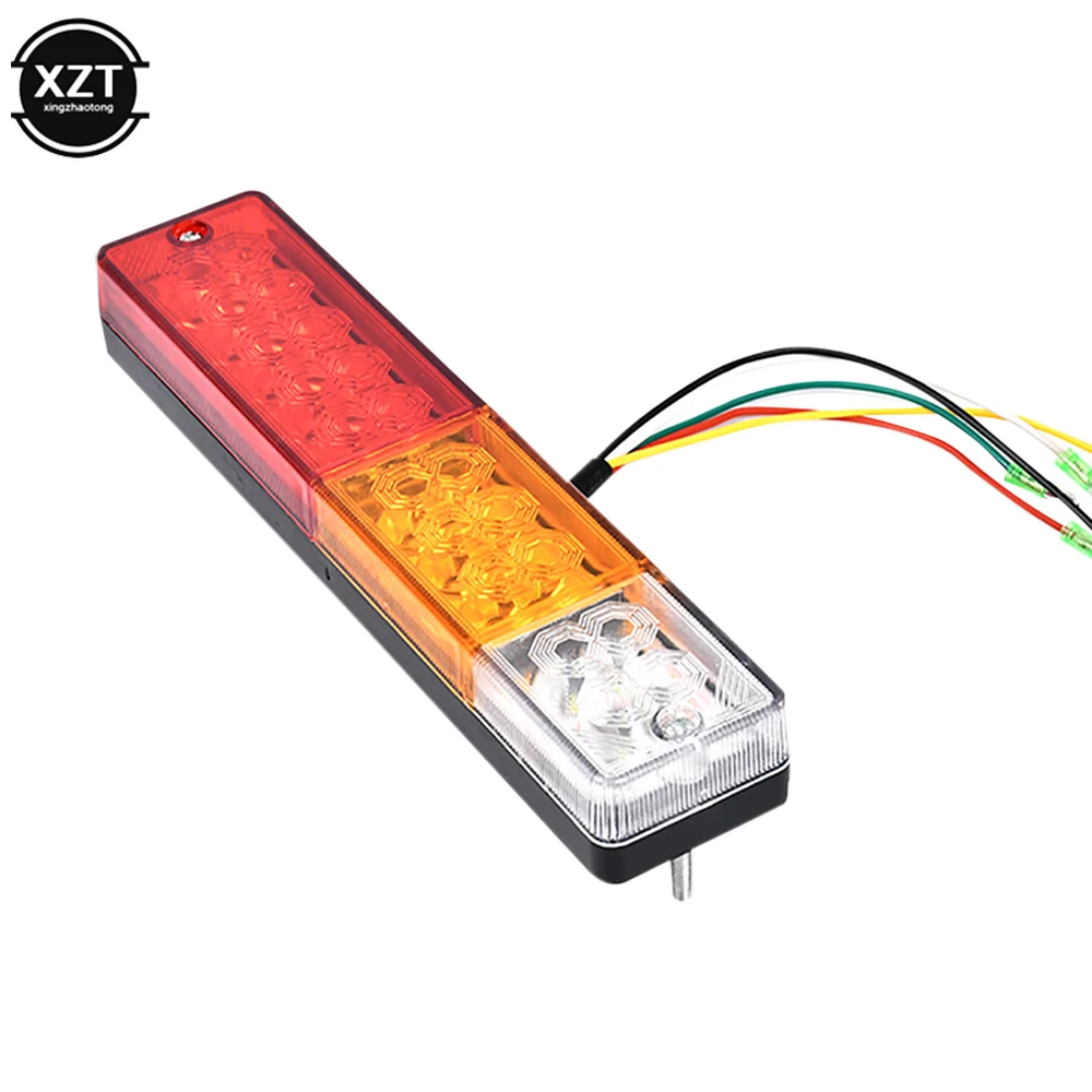 防水トレーラーテールライト20LED,12V 24V,方向指示器,常夜灯,信号インジケーター,2個