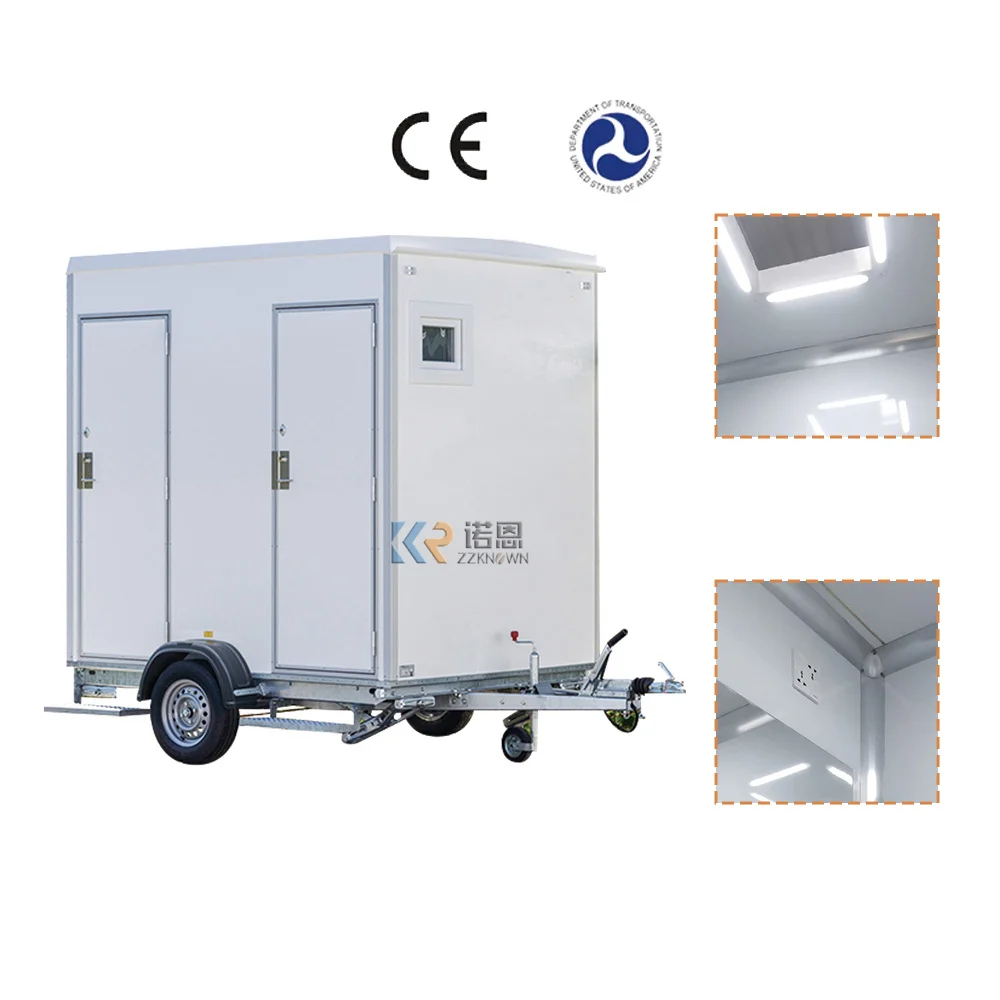 Mobile Bathroom Portable Luxury Toilet For Sale Trailer Hitch Toilet Seat Mobile Restroom Trailer Detachable Prefabricated House