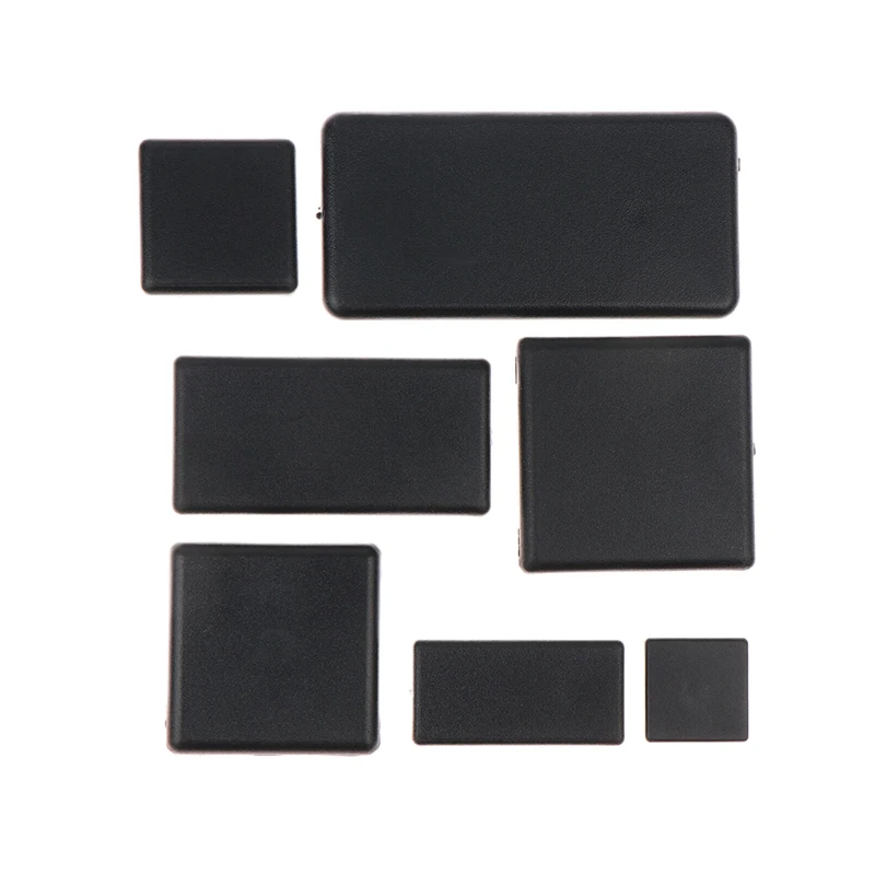 10Pcs 2020 3030 3060 4040 4080 4545 Plastic End Cap Cover Plate Black For EU Aluminum Profile