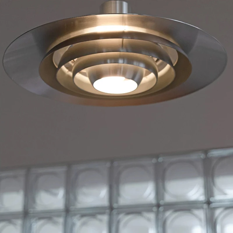 Modern Dining Table Pendant Light Industrial Aluminium Shade Hanging Lamp Height Adjustable Living Room Bedroom Chandelier
