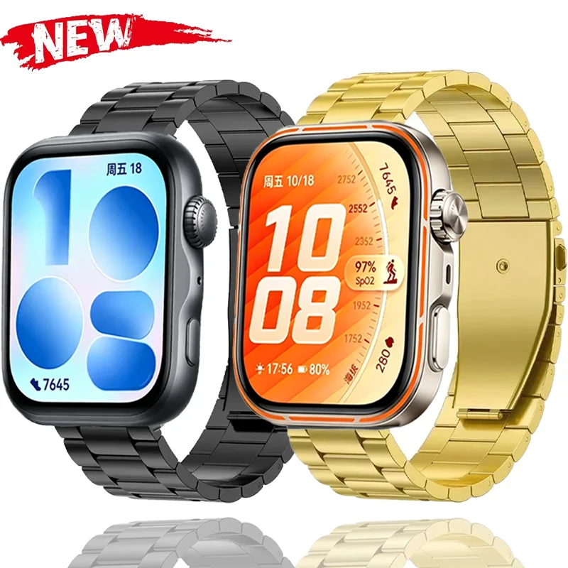 Metallarmband für Huawei Watch Fit 5 4 3 Band Edelstahl Komfortables Armband Huawei Watch Fit 5 4 Pro Fit 4 3 Gurt