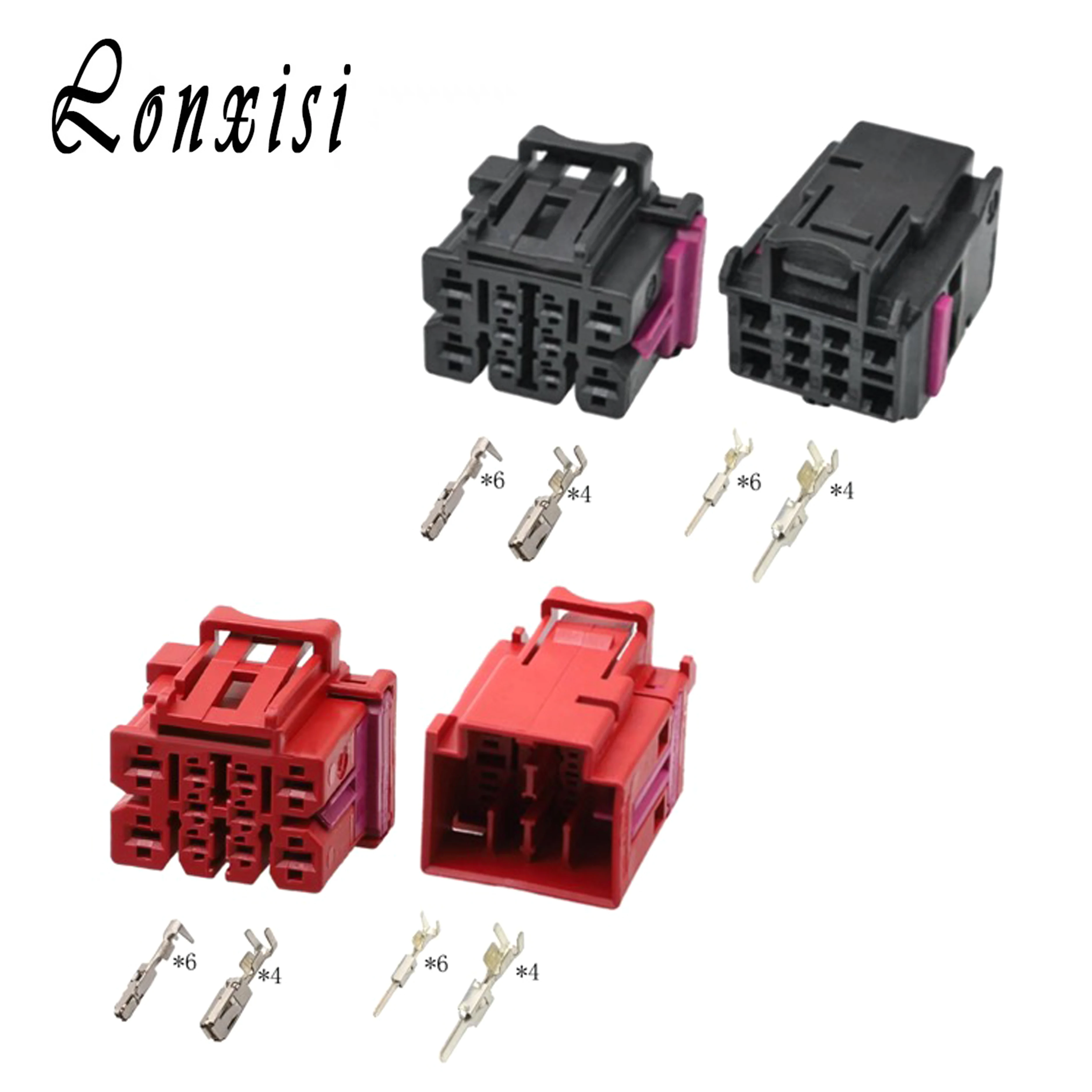 

10-контактный 4F0937743B 4F0937733B автомобильный электрический переключатель подогрева сиденья, разъем питания задней двери 4F0937733 4F0937743 для VW Audi