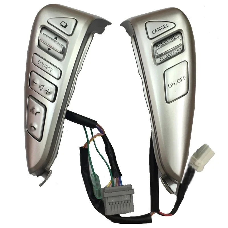 

For Nissan Sentra Livina Almera Cube Versa Sunny Car Cruise Control Buttons Steering Wheel Music Volume Buttons