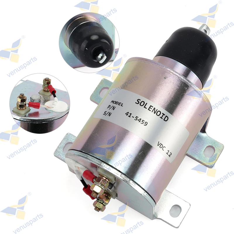 

41-5459 Fuel Shut Off Solenoid Assembly For Thermo King TK370 MD100 MD200 T-600 T-800 TS-500