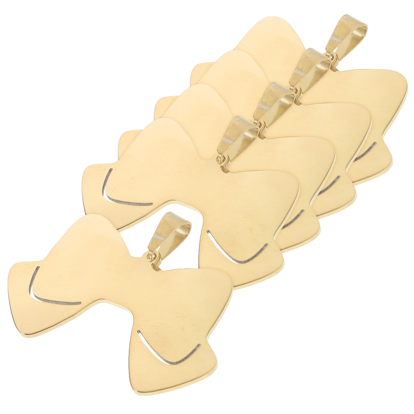 

5pcs Dog Stainless Steel Pet Name Tags Puppy Name Tag Blank Collar Tags Durable Bone Shape Engraving DIY Pendant