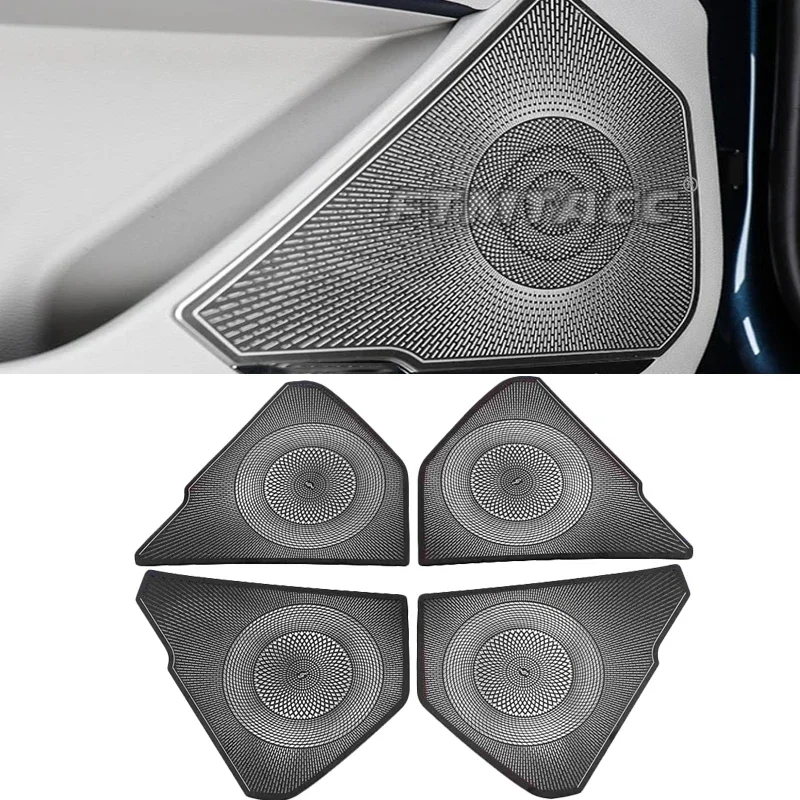 Car Door Speaker Column Horn Audio Sound Frame Panel Decoration Cover Trim For Kia Sportage NQ5 2022 - 2024 Accessories Interior