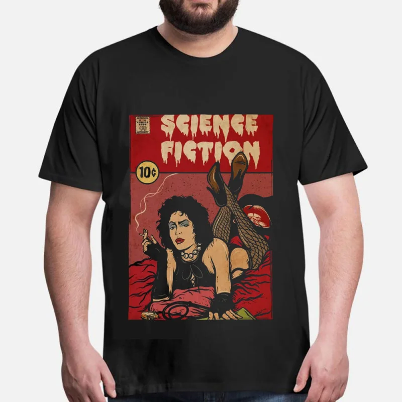 Gothic Horror Film Rocky horror picture show movie Gift T Shirt 0612 Frank-N-Furter  Print Graphic clothes US Size tops S-6XL