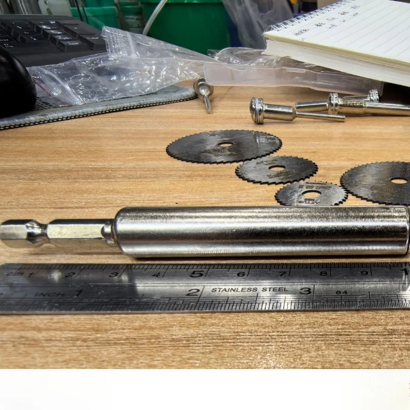 Hexagonal Handle Mini Saw Blade, Long Rod Connector Saw Blade Rod Power Tool Accessories