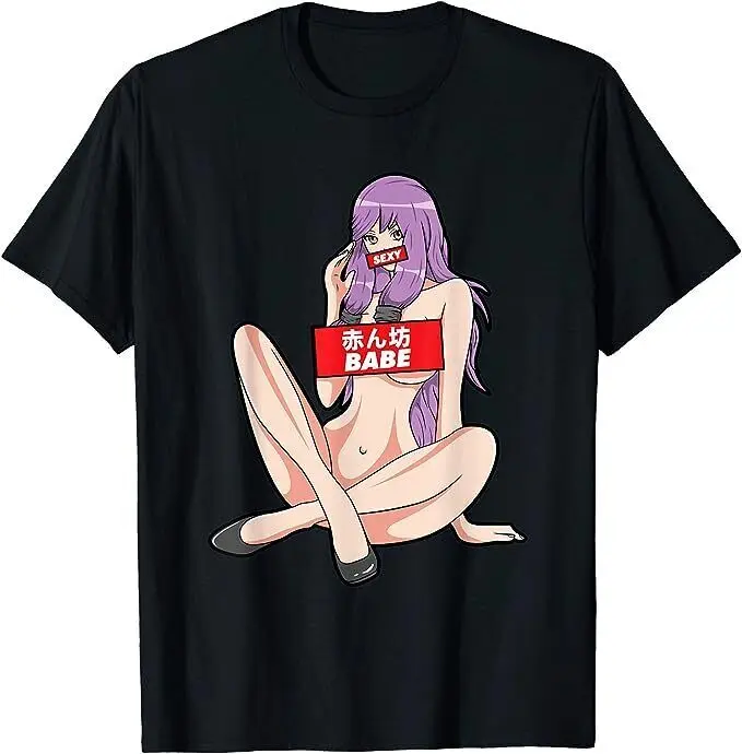 

Babe Japanese Anime Girl Notice Me Senpai Hentai T-Shirt Size S-5XL