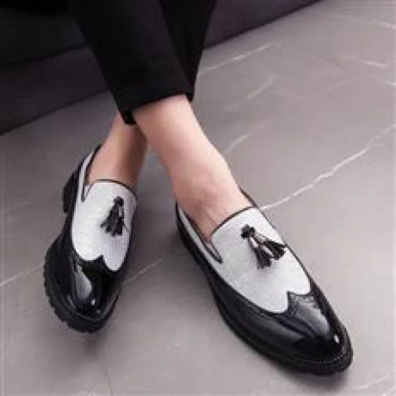 

Vintage Leather Shoes Men's Brogue Business Formal Wear Dress Shoes Casual Formal Wear Young Wedding