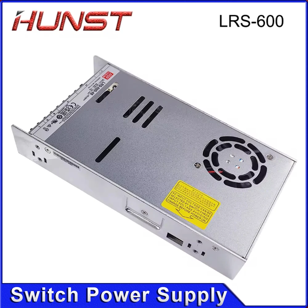 

HUNST MeanWell LRS-600-24/36/48V 110V/220V Single Output Switching Power Supply for Raycus, JPT Laser Marking Machine.