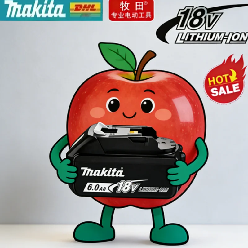 

original Makita 18V 6.0Ah Battery Rechargeable Battery ,For Makita BL1860 BL1860B BL1840 BL1850 BL1850B Power Tools Battery