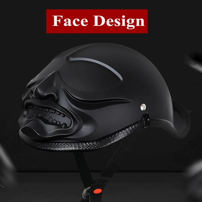 Motorcycle Helmet Summer Casco Moto Vintage Retro Motocross Half Helmets Off-Road Racing MOTO Riding Helmet Motorbike