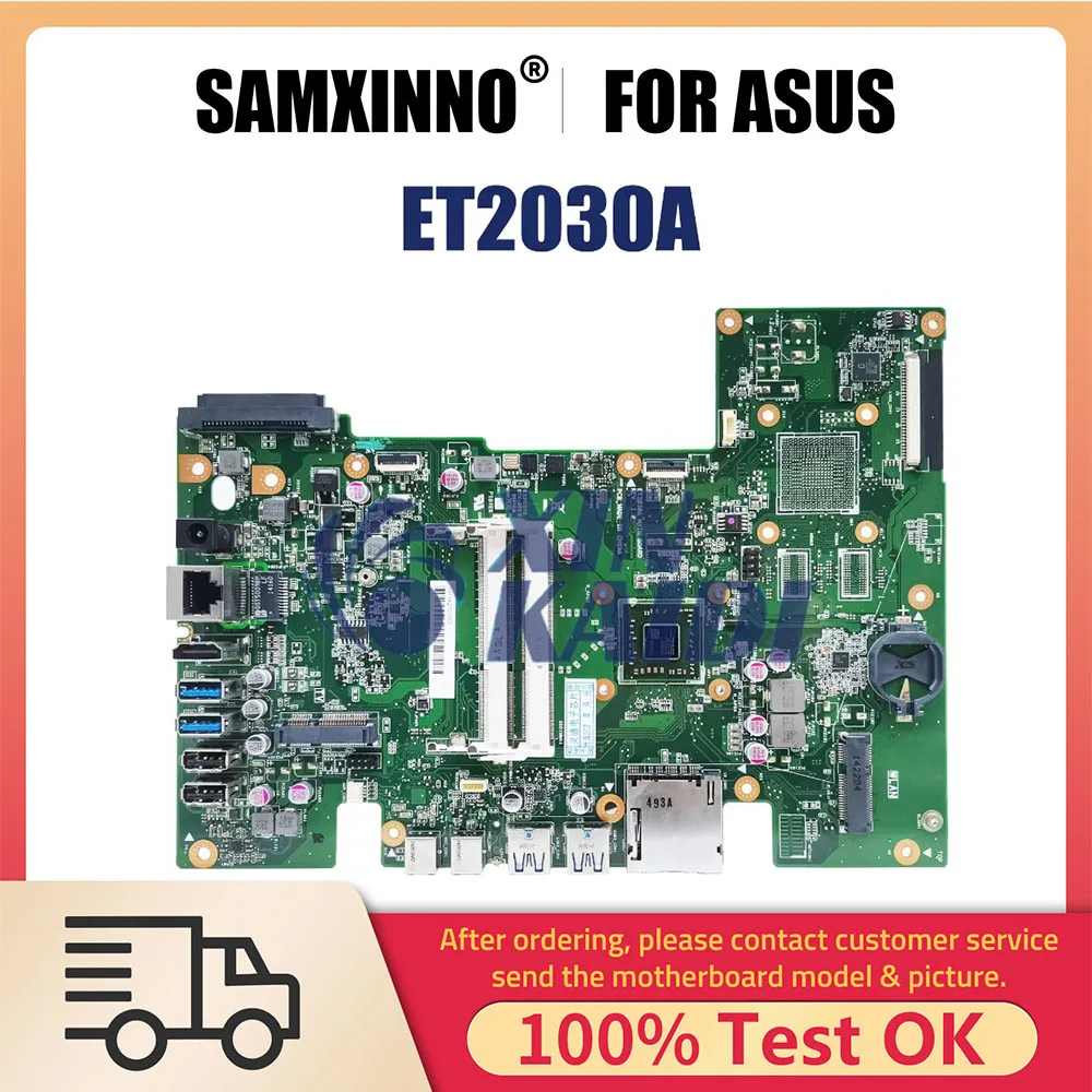 

Laptop Mainboard For ASUS ET2030A ET2030 ET2030A Notebook Motherboard with E1-6010 CPU 100% Tested Working Well Systemboard