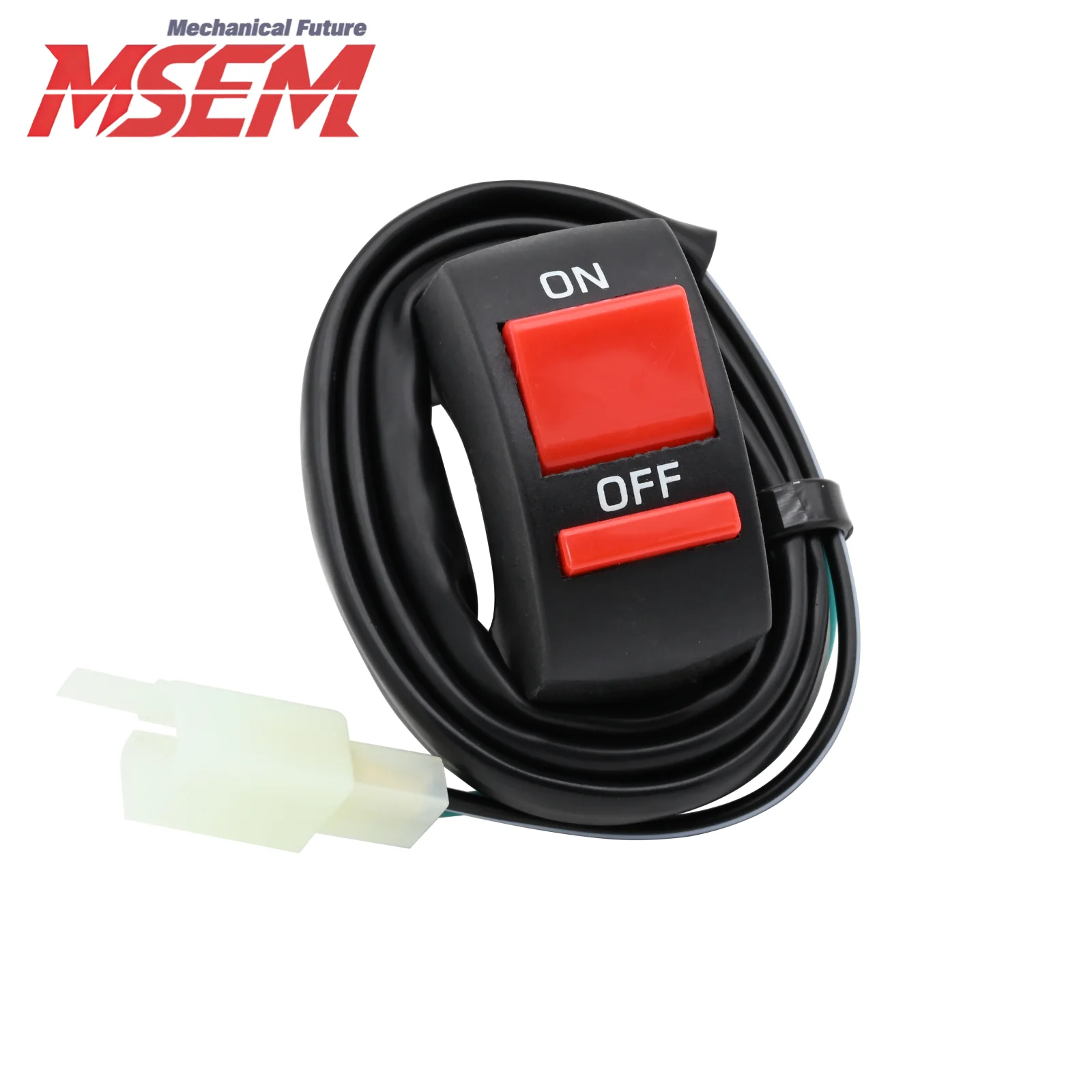 For ATV Scooter Honda KTM Kawasaki Yamaha Etc Motorcycle 22mm Handlebar Flameout Warning Light Switch ON/OFF Button Light Switch