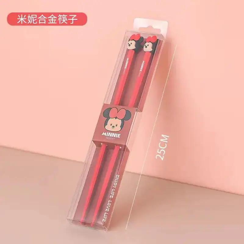 Baguettes mignonnes de dessin animé Donald Duck Disney, vaisselle créative Kawaii pour hommes et femmes, vaisselle de cuisine de Restaurant, cadeaux périphériques d'anime