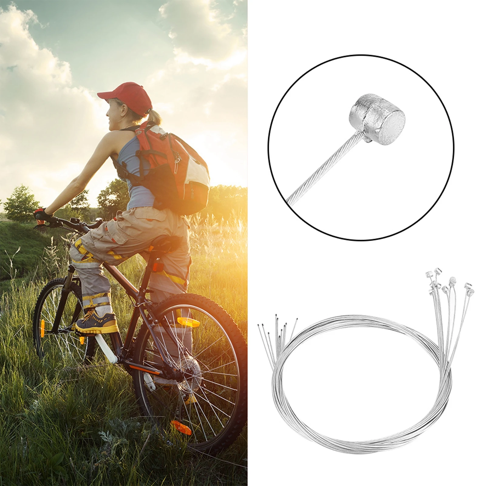 Fahrradzubehör Fahrradbremsleitung Fahrradbremskabel Fahrradbremskabel Bremsleitung Kabel Reparatur Ersatzzubehör