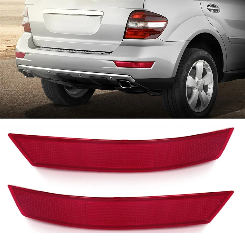 

1 Pair Rear Bumper Reflective Strip 1648200374 Replacement Parts For Mercedes For Benz ML320 ML350 ML450 ML550 ML63 For AMG