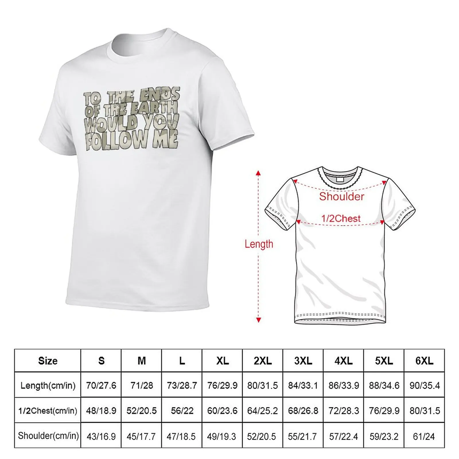 Ends of the Earth T-Shirt t shirt man plain t shirts for man pack cotton T-Shirt