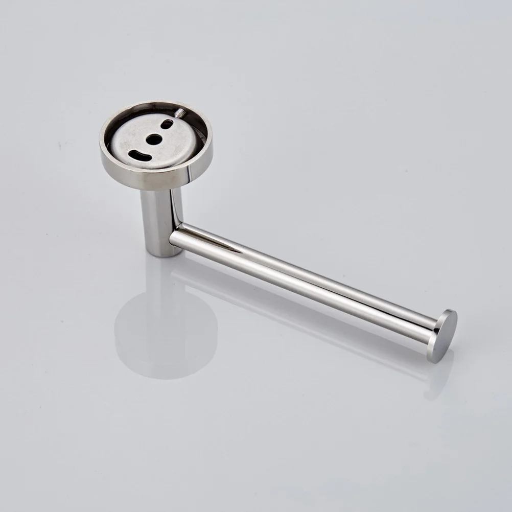 

Stainless Steel Toilet Roll Holder 304 Tissue Storage Rack Bathroom Kitchen Hanger Solid Base Easy Install Stylish Chamfered