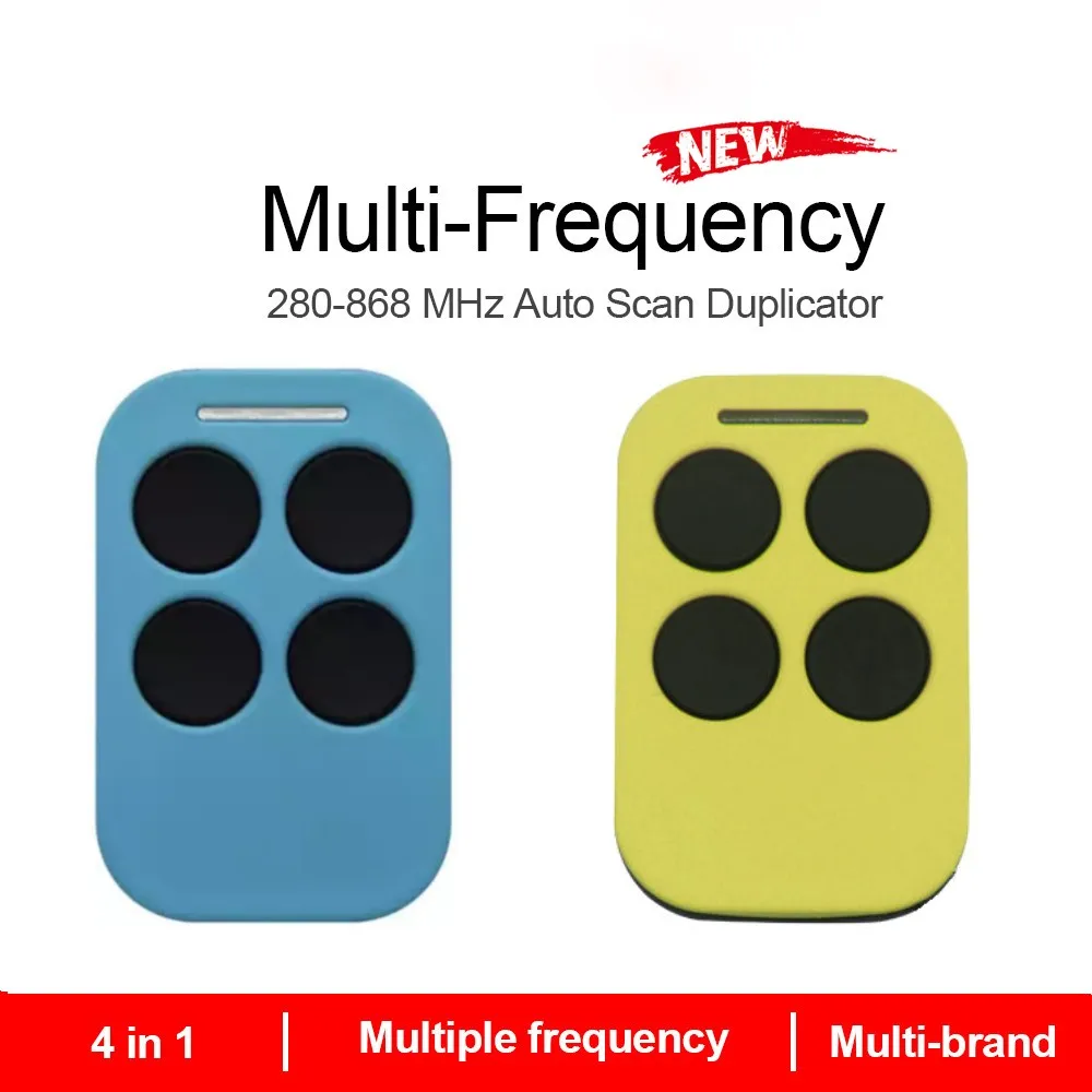 Universal Multifrequency Garage Remote Multi Code Duplicator Face to Face Copy Brand Gate Remote Control From 280-868MHZ