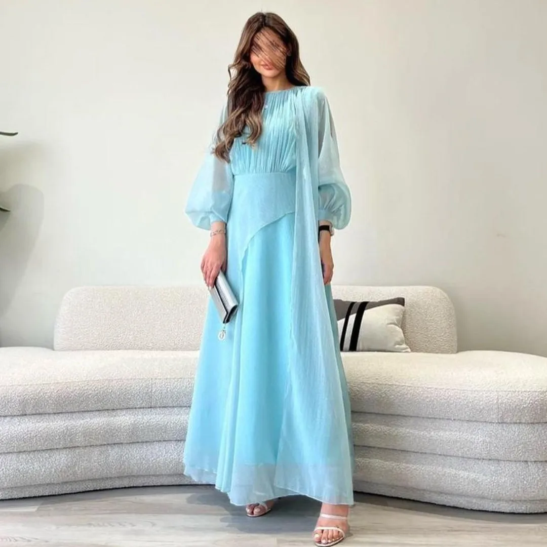 Robe de Rhà manches longues pour filles, col rond, froncé, ligne A, spécial, soirée formelle, quelque soit, vêtements éducatifs pour la remise des diplômes