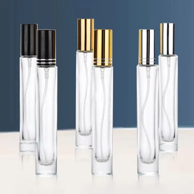 20/50/100 PCS multi-color long straight full cover or tangent glass perfume spray bottle spray essential oil separately bottled.