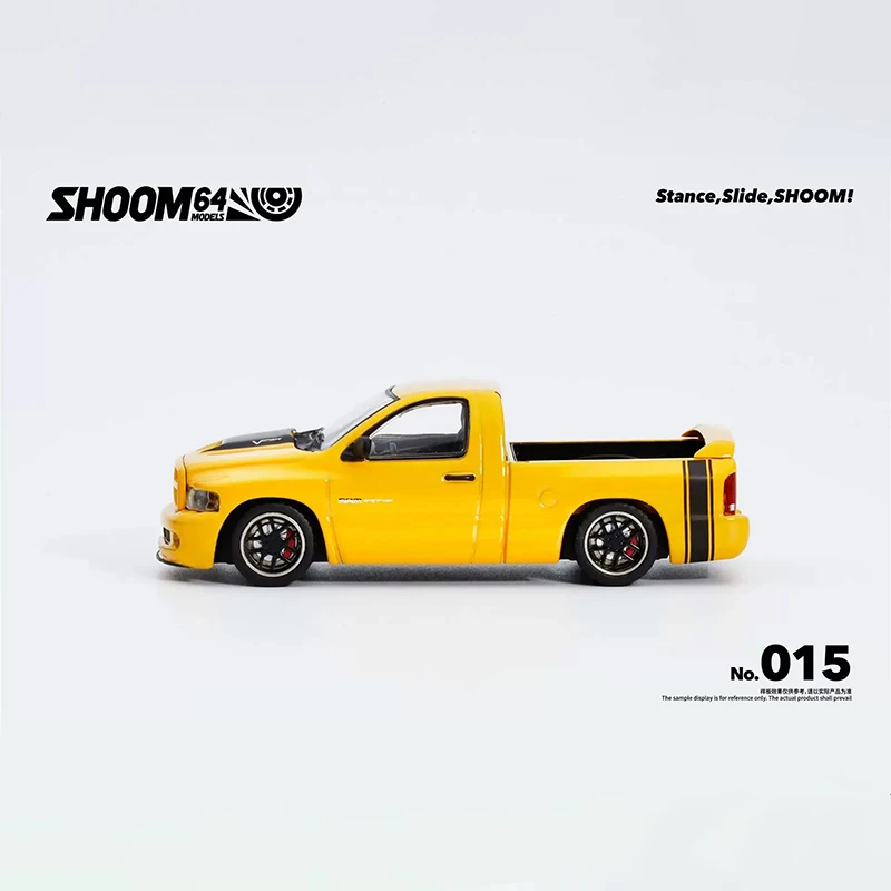 SHOOM64 1:64 Scale RAM SRT10 Pickup Alloy Simulation Car Model Adult Collection Decoration Gift Toys Static Display