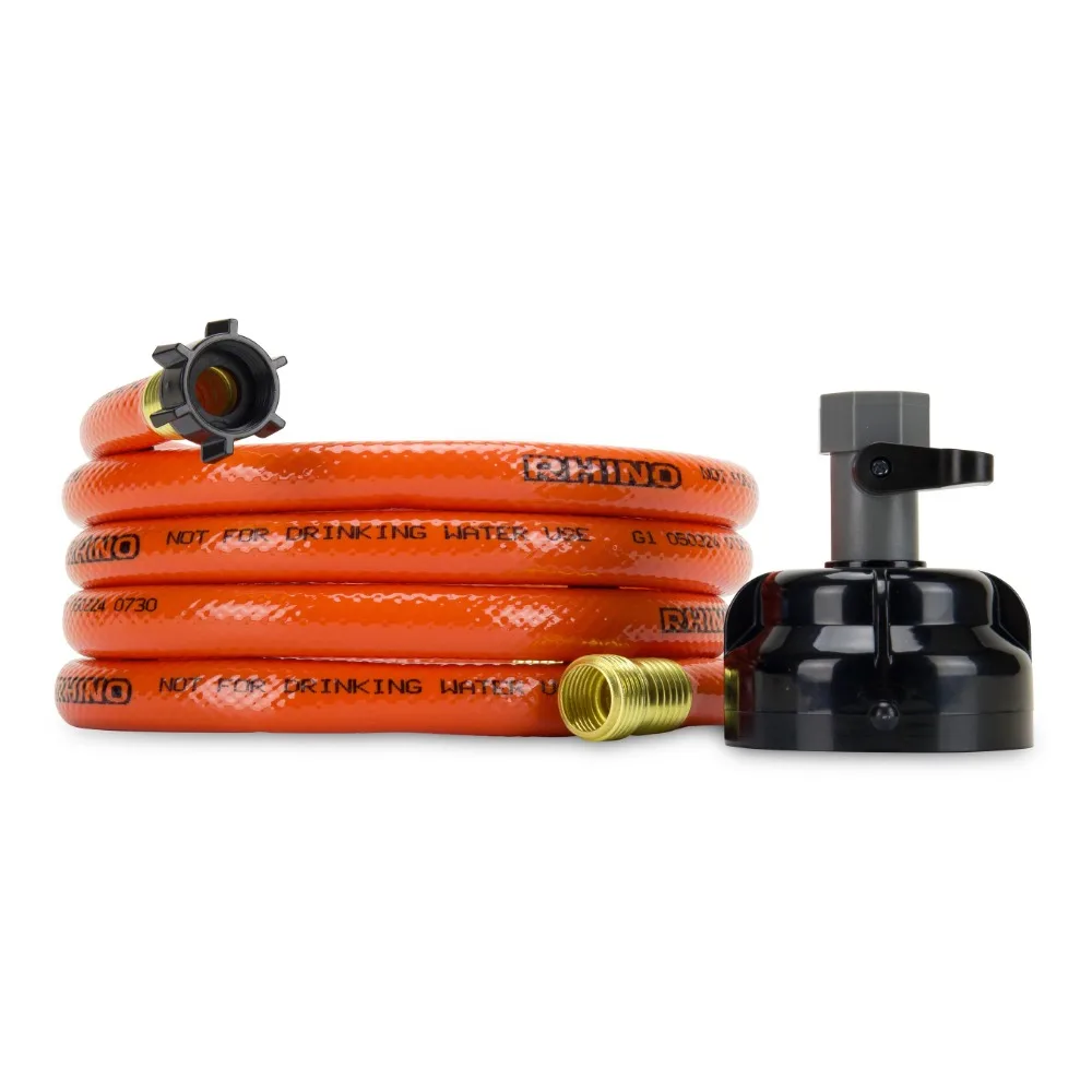 

RhinoFLEX 10', Clean Out Hose System, with Rinse