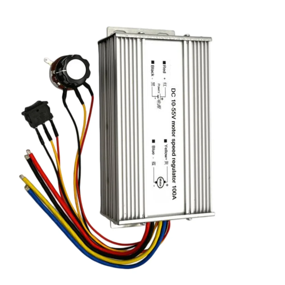 100A DC Motor H-Bridge Industrial Speed ​​Controller  High-Power Driver Motor Speed From 0% To 100% Motor Replacement Parts