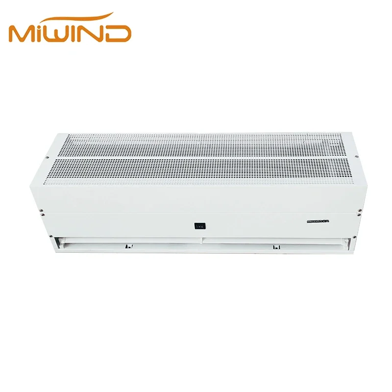 Water Source Evaporator Fan Coil Hot Water Heated Air Curtain Machine For Door