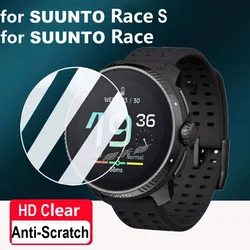 5PCS Screen Protector for Suunto Race / Suunto Race S Smart Watch HD Clear Tempered Glass AntiI-Scratch Protective Film