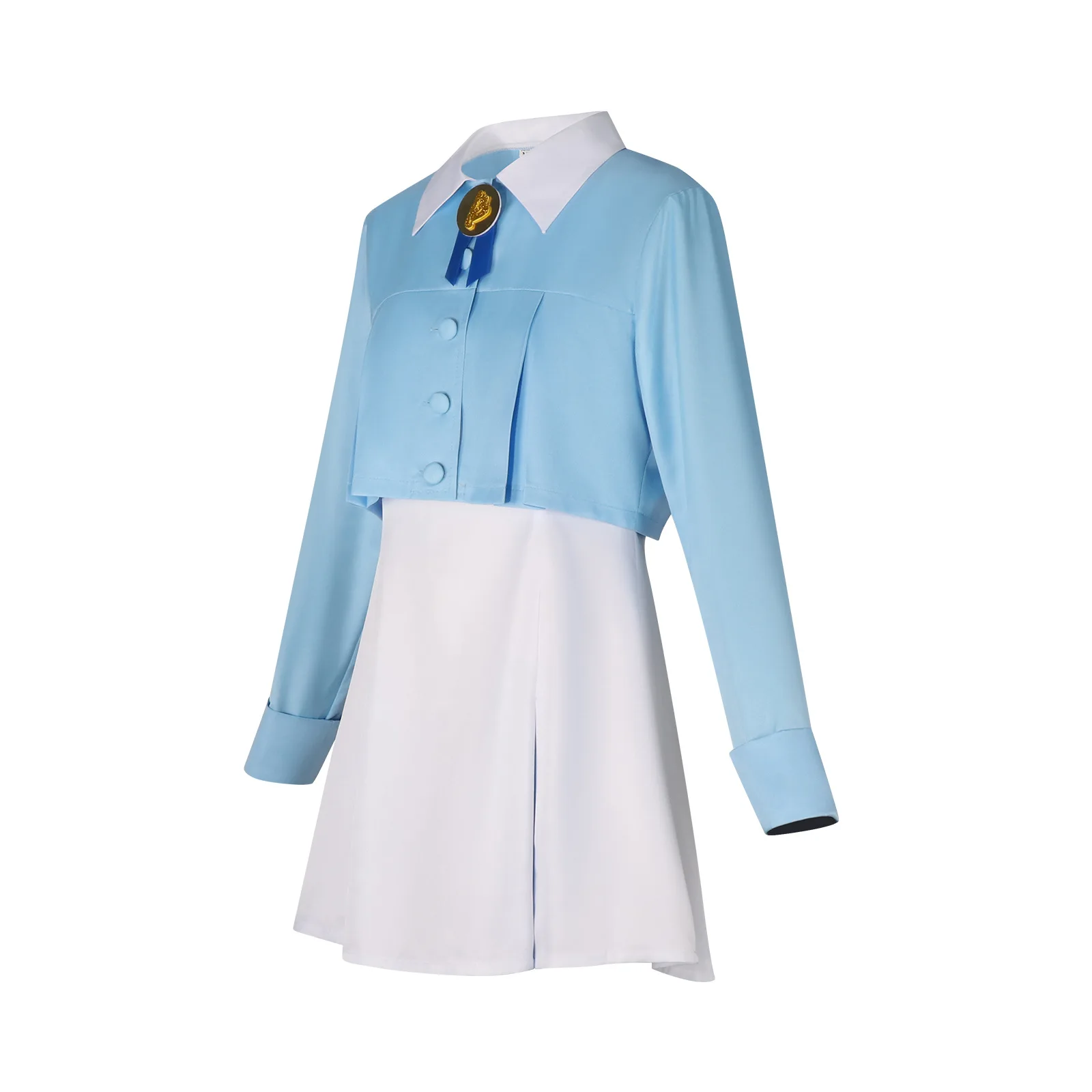 Anime Cardcaptor Sakura Kinomoto Sakura Cosplay Costume wig Blue White Uniform Wig Halloween Party For Women Daily Skirt