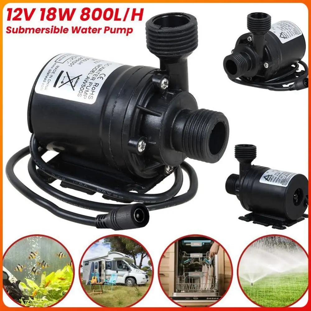 

Высокопроизводительный бесщеточный водяной насос Garden High Pump DC 12V, 800 л/ч, IP68, водонепроницаемый, с низким уровнем шума