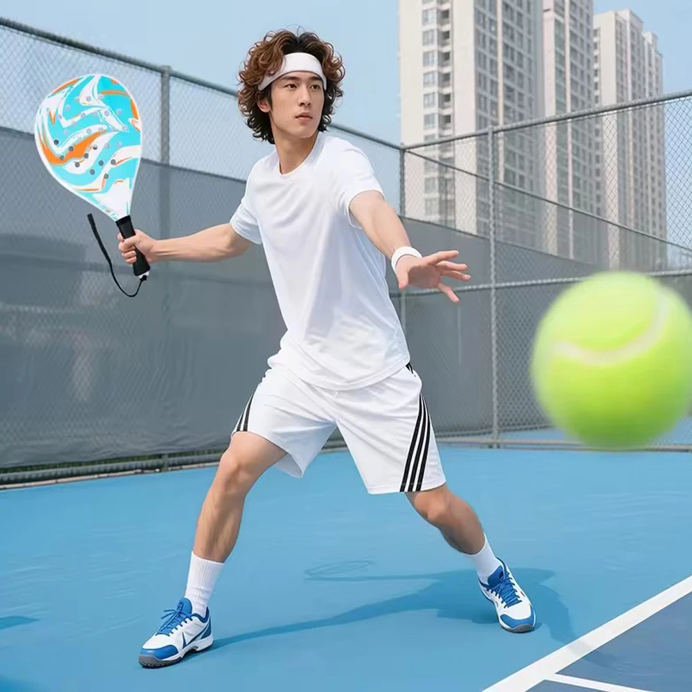 تصميم مضرب مجداف ماسي مخصص من إسفنج EVA مع شبكة نايلون للاعبين الترفيهيين #1