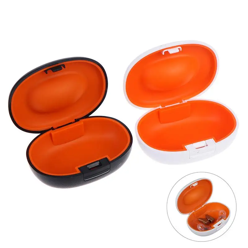 Hearing Aid Protective Box 1Pcs Portable Dustproof Hard Shell Storage Case Organizer for Daily Use Travel Carry