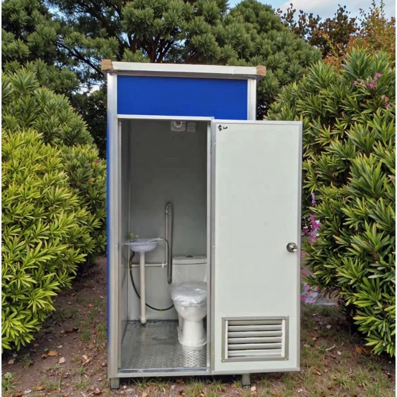Portable sandwich panel toilet with shower, suitable for outdoor and kitchen use - environmentally friendly and durable