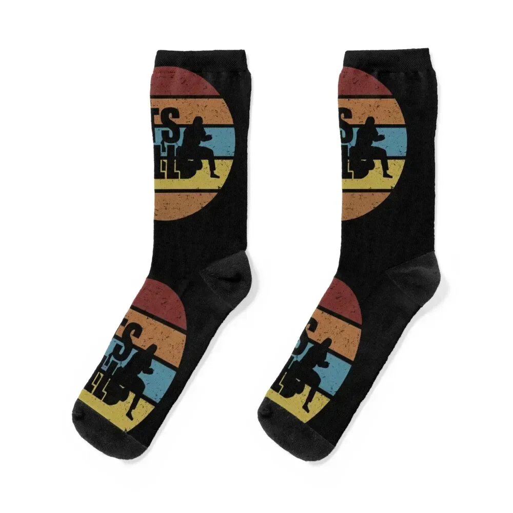 Retro Brazilian Jiu Jitsu Lets Roll Gift Socks moving stockings Running designer brand Socks Women's Men's