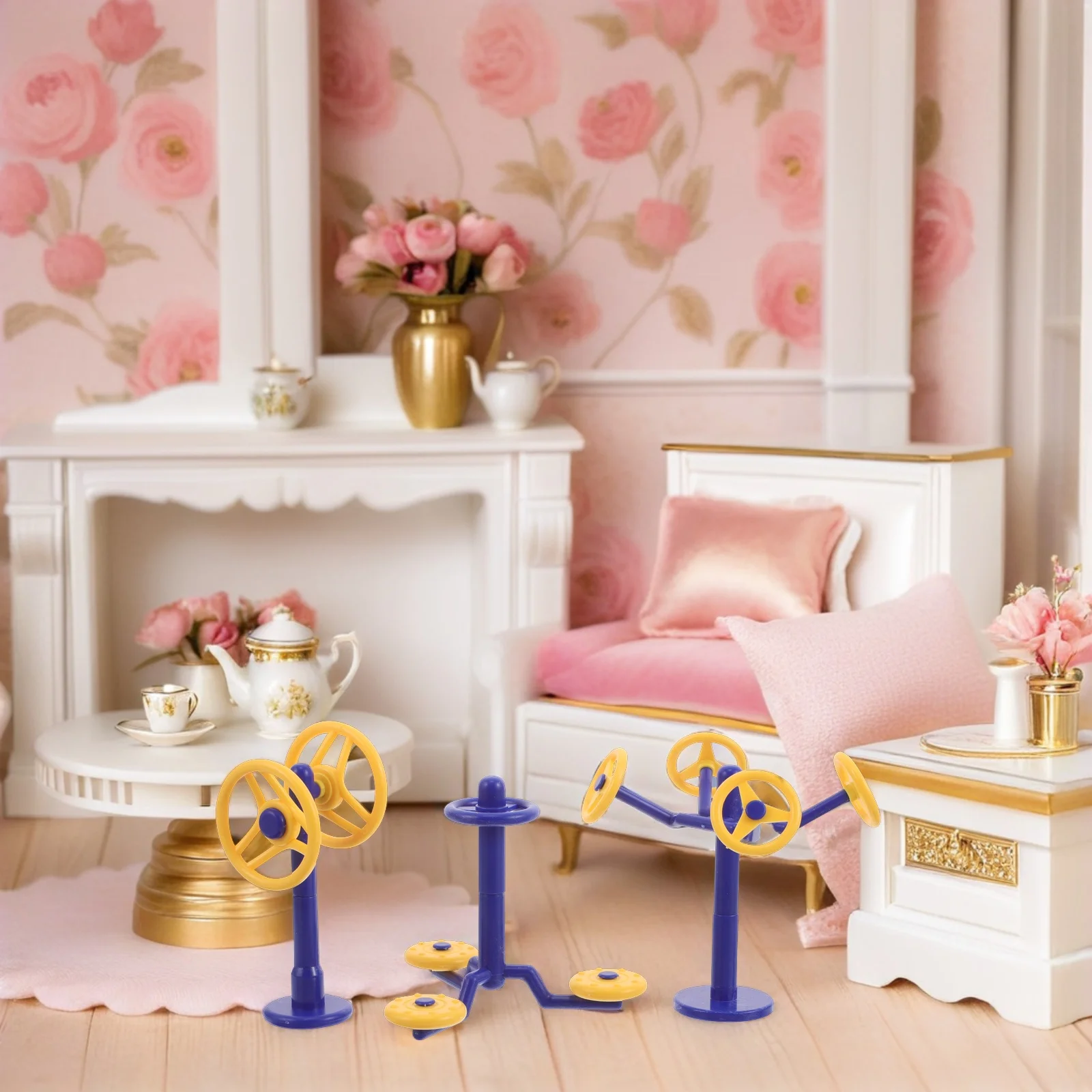 

1Set Realistic Twisting Machine Detailed Dollhouse Sports Accessories for Imaginative Workout Scenes Children's